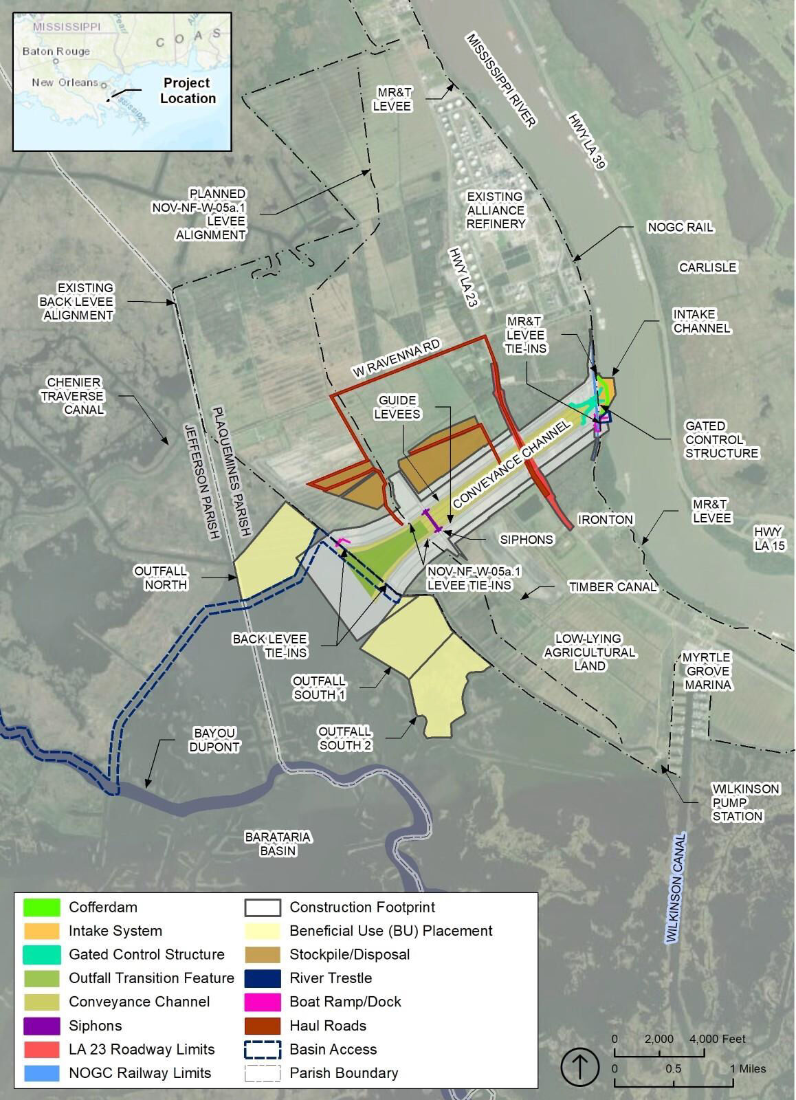 Schematic of the diversion